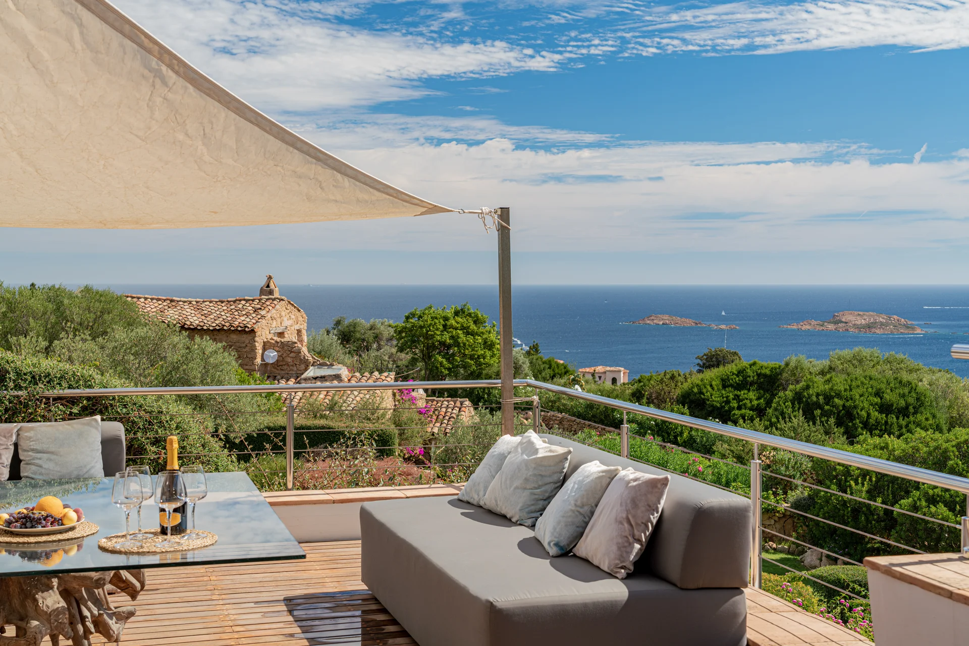 Terrazza al tramonto